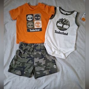 Timberland 3 pc Outfit, 6-9 months